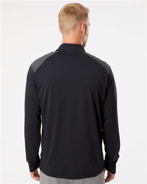 Adidas Men's Ultimate365 Lightweight Shoulder Stripe Quarter-Zip Pullover A520