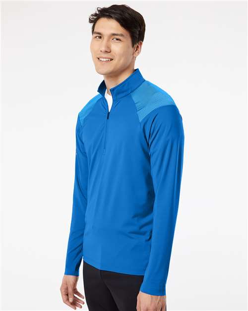 Adidas Men's Ultimate365 Lightweight Shoulder Stripe Quarter-Zip Pullover A520