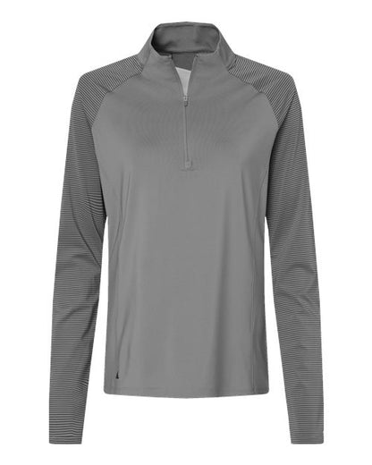 Adidas Women's Ultimate365 Lightweight Raglan Quarter-Zip Pullover A521