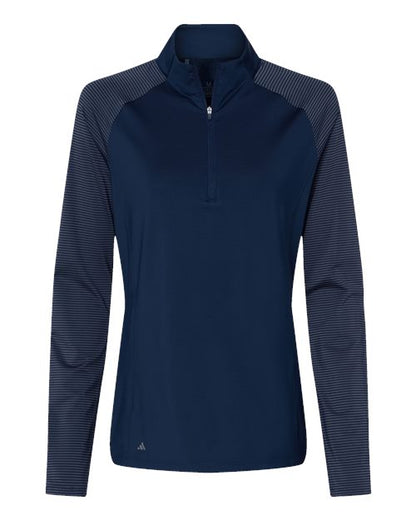 Adidas Women's Ultimate365 Lightweight Raglan Quarter-Zip Pullover A521