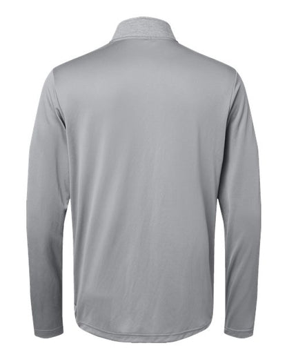 Adidas Men's Ultimate365 Heather Block Print Quarter-Zip Pullover A522
