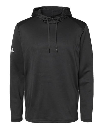 Adidas Men's Textured Mixed Media Midweight Hooded Sweatshirt A530