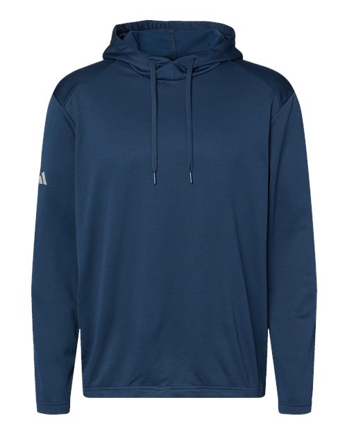 Adidas Men's Textured Mixed Media Midweight Hooded Sweatshirt A530