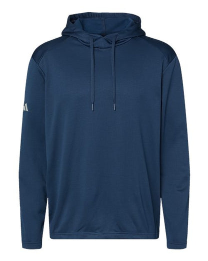 Adidas Men's Textured Mixed Media Midweight Hooded Sweatshirt A530