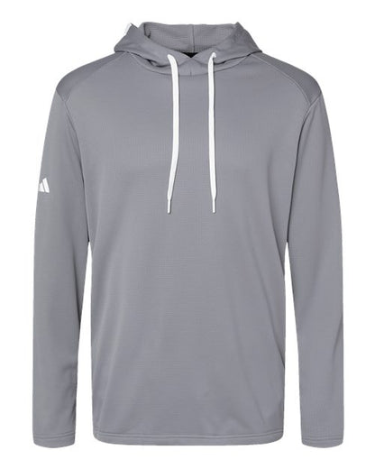 Adidas Men's Textured Mixed Media Midweight Hooded Sweatshirt A530