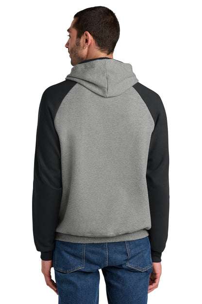 Jerzees Unisex NuBlend Colorblock Raglan Hoodie Sweatshirt 96C