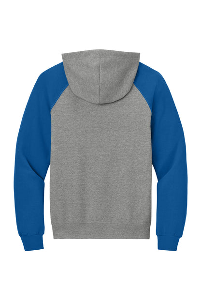 Jerzees Unisex NuBlend Colorblock Raglan Hoodie Sweatshirt 96C