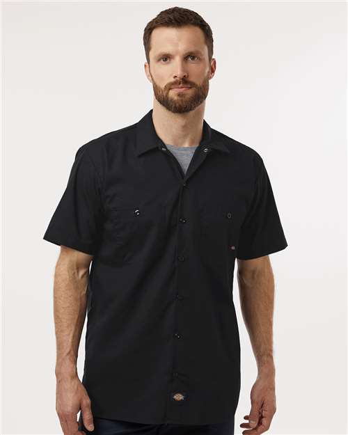 Dickies Men's Tall Industrial Short Sleeve Work Shirt S535T