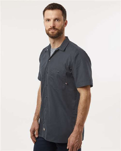 Dickies Men's Tall Industrial Short Sleeve Work Shirt S535T