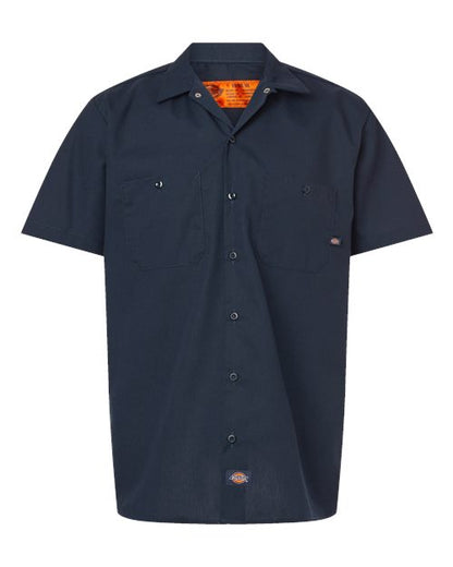 Dickies Men's Tall Industrial Short Sleeve Work Shirt S535T
