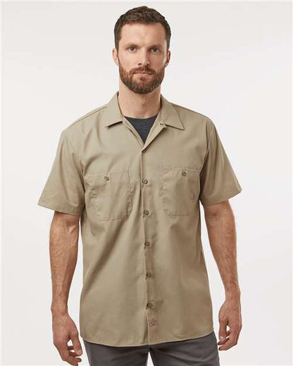 Dickies Men's Tall Industrial Short Sleeve Work Shirt S535T