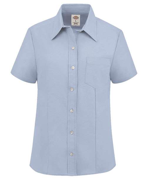 Dickies Women's Short Sleeve Stretch Oxford Shirt S254