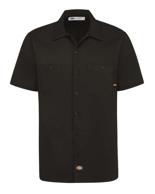 Dickies Men's Industrial Short Sleeve Cotton Work Shirt S307