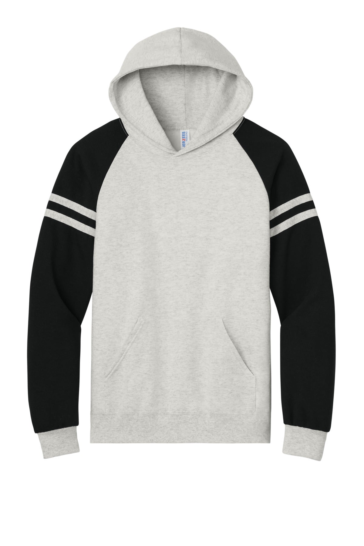 Jerzees Unisex NuBlend Varsity Colorblock Hooded Sweatshirt 97C