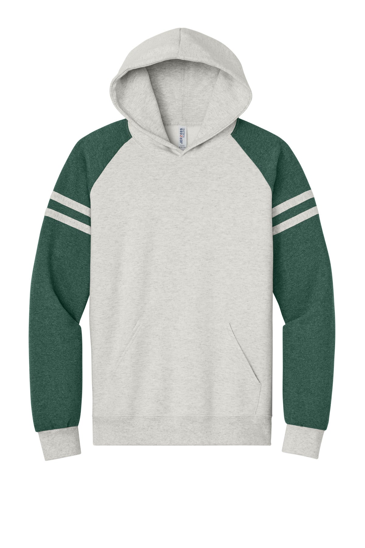 Jerzees Unisex NuBlend Varsity Colorblock Hooded Sweatshirt 97C