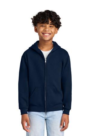 Jerzees - Youth NuBlend Full-Zip Hooded Sweatshirt.  993B