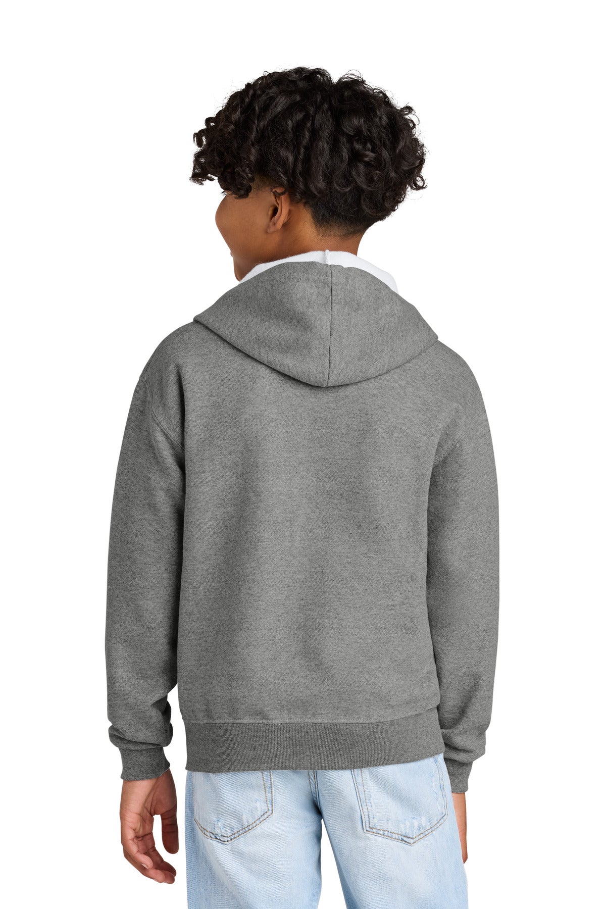 Jerzees - Youth NuBlend Full-Zip Hooded Sweatshirt.  993B