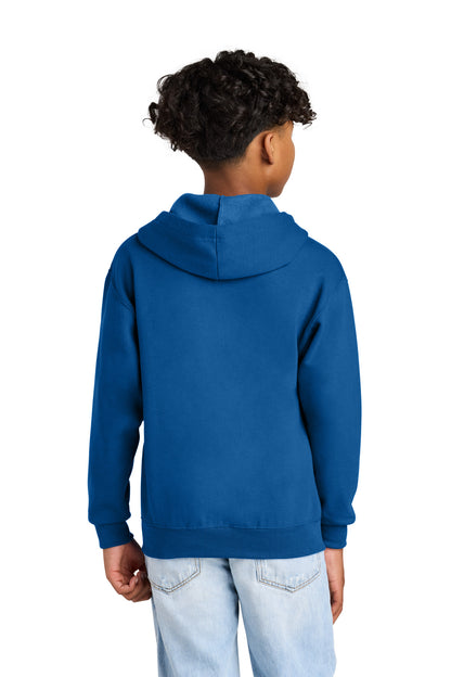 Jerzees - Youth NuBlend Full-Zip Hooded Sweatshirt.  993B