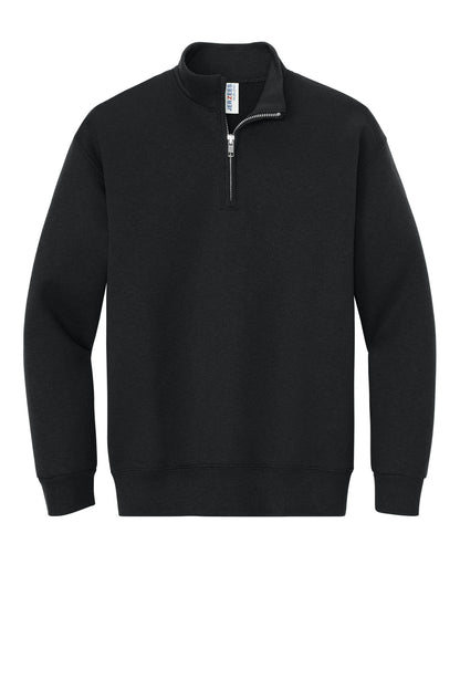 DISCONTINUED Jerzees Youth NuBlend 1/4-Zip Cadet Collar Sweatshirt 995Y