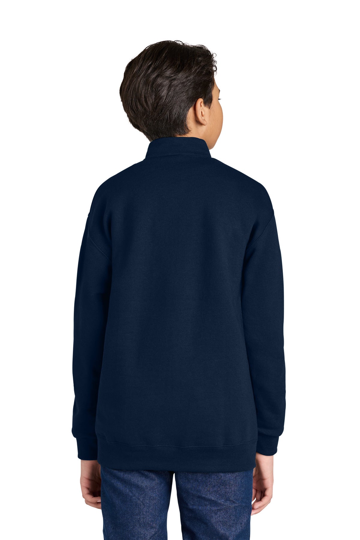 Jerzees Youth NuBlend 1/4-Zip Cadet Collar Sweatshirt 995Y