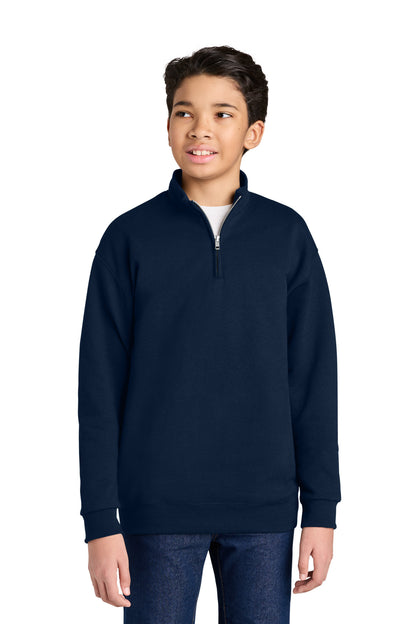 Jerzees Youth NuBlend 1/4-Zip Cadet Collar Sweatshirt 995Y