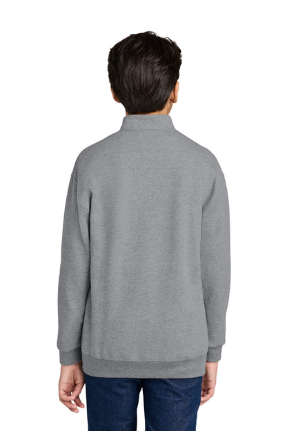 Jerzees Youth NuBlend 1/4-Zip Cadet Collar Sweatshirt 995Y