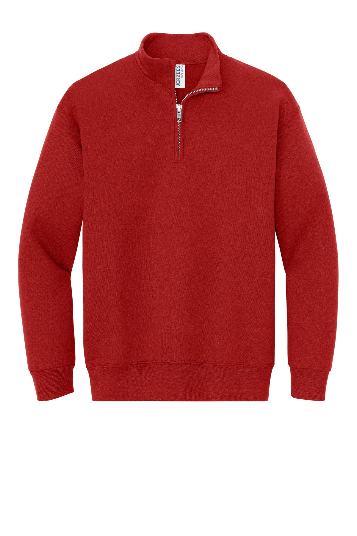 DISCONTINUED Jerzees Youth NuBlend 1/4-Zip Cadet Collar Sweatshirt 995Y
