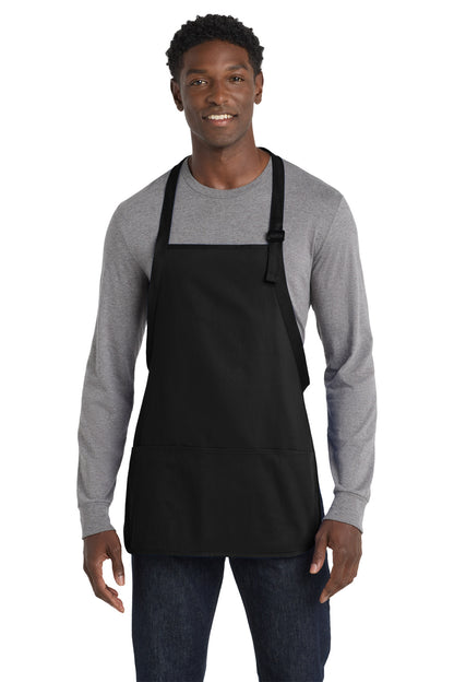 Port Authority Medium-Length Apron with Pouch Pockets.  A510