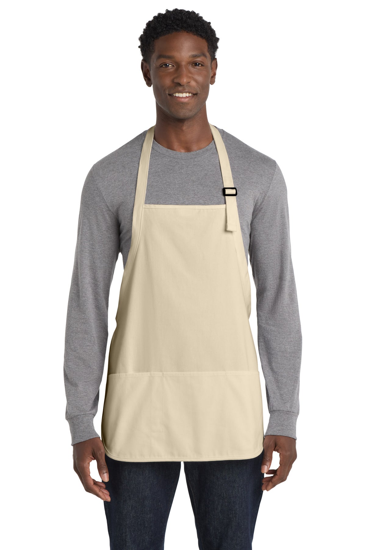 Port Authority Medium-Length Apron with Pouch Pockets.  A510