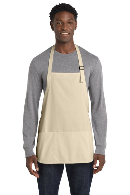 Port Authority Medium-Length Apron with Pouch Pockets.  A510