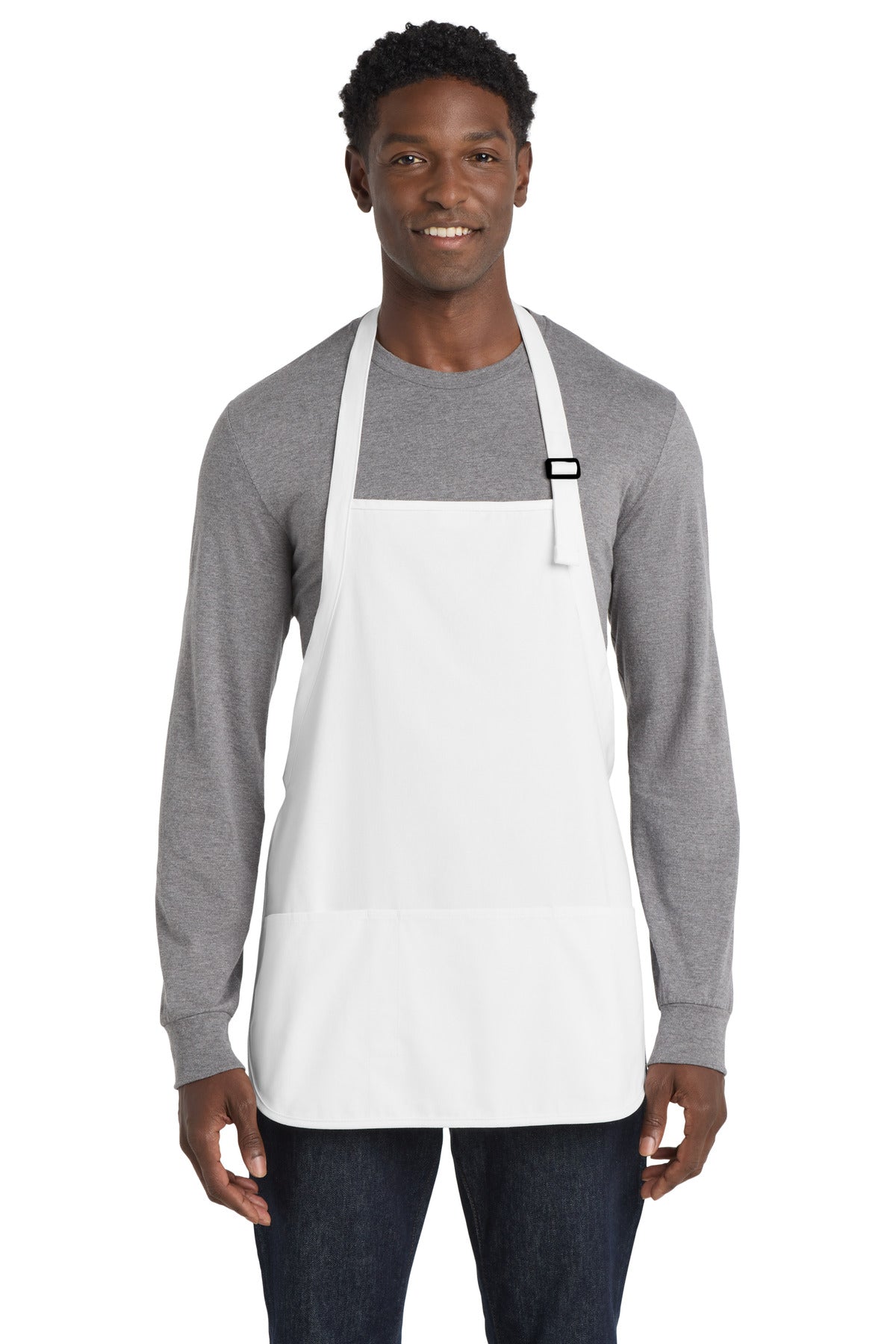 Port Authority Medium-Length Apron with Pouch Pockets.  A510