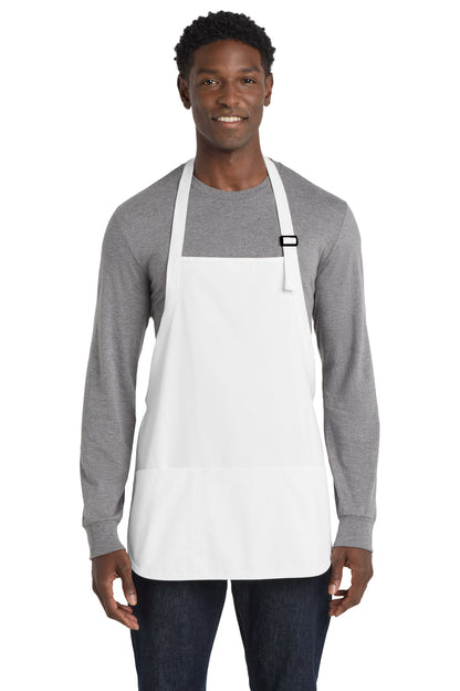 Port Authority Medium-Length Apron with Pouch Pockets.  A510