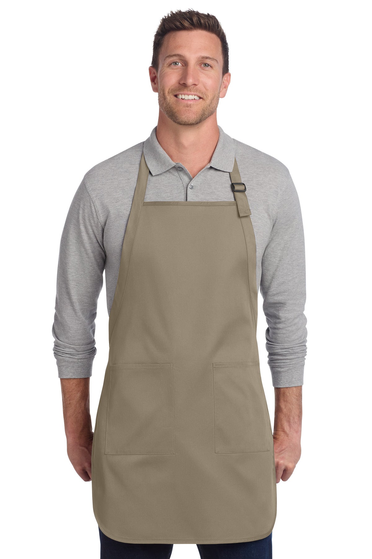 Port Authority  Full-Length Two-Pocket Bib Apron. A600