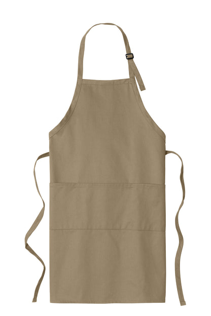 Port Authority Easy Care Extra Long Bib Apron with Stain Release. A700