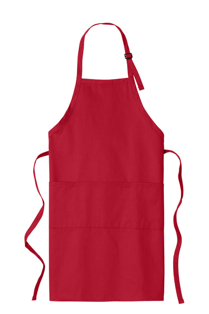 Port Authority Easy Care Extra Long Bib Apron with Stain Release. A700