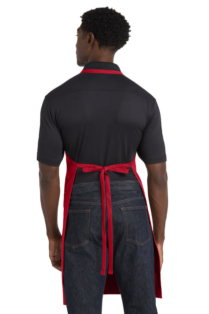 Port Authority Easy Care Extra Long Bib Apron with Stain Release. A700