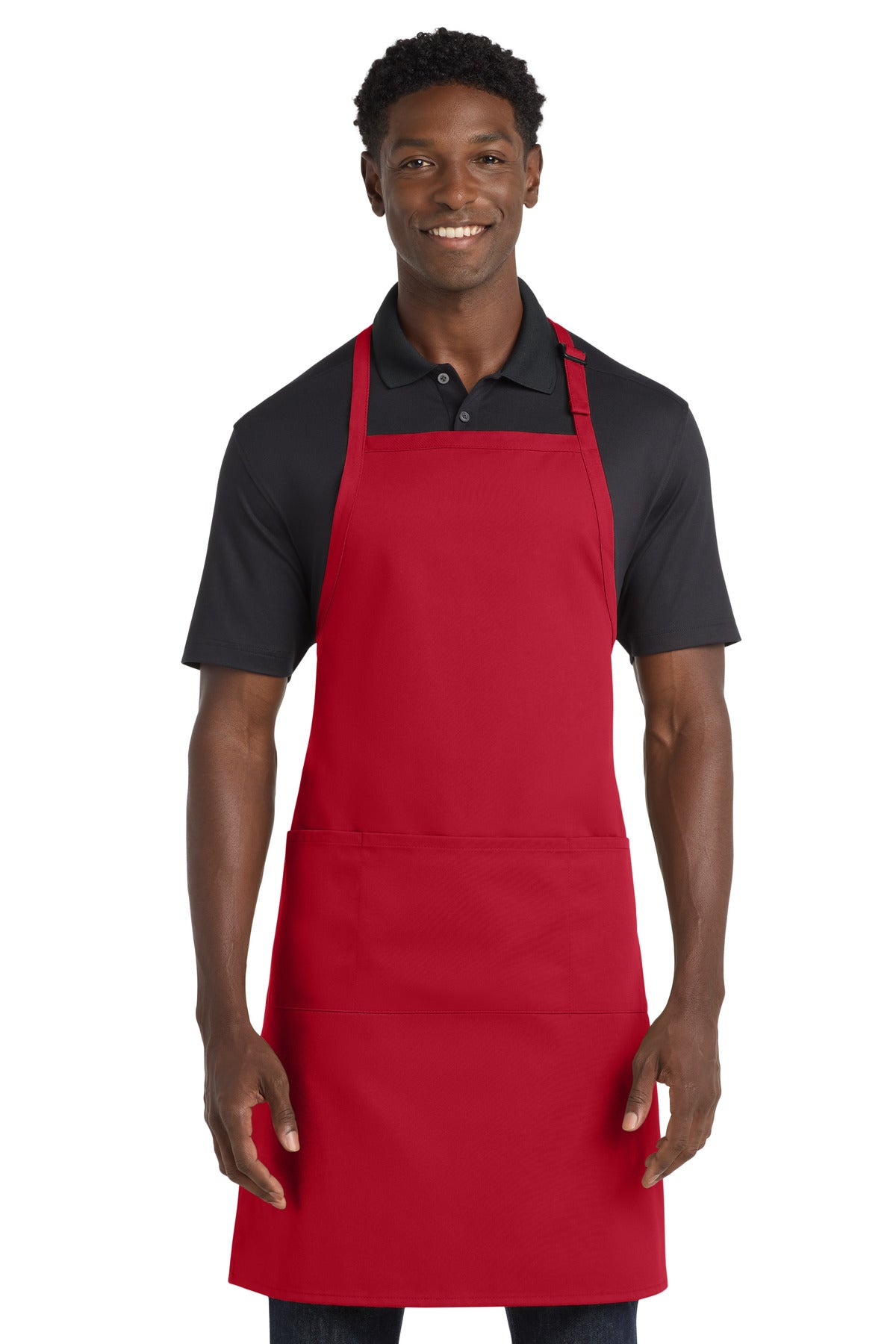 Port Authority Easy Care Extra Long Bib Apron with Stain Release. A700