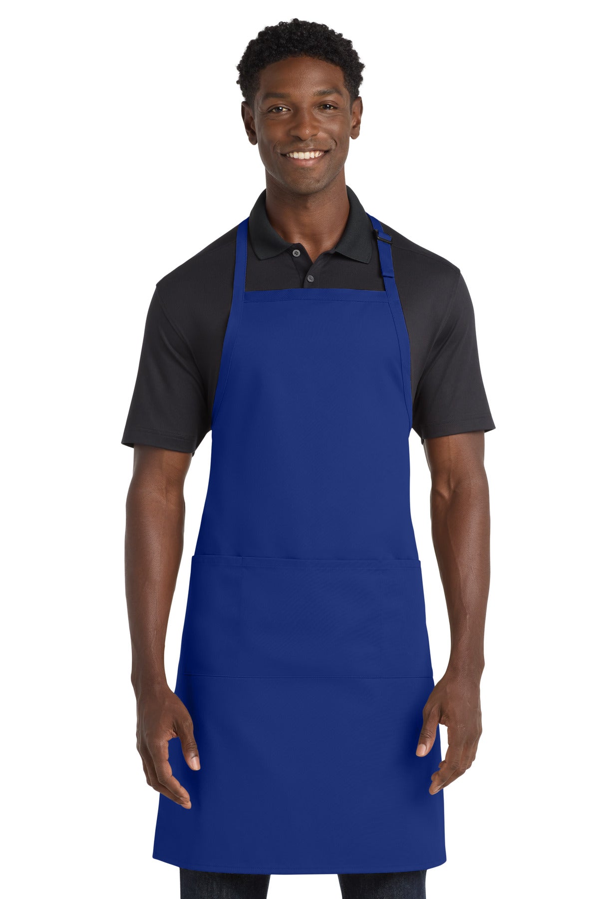Port Authority Easy Care Extra Long Bib Apron with Stain Release. A700