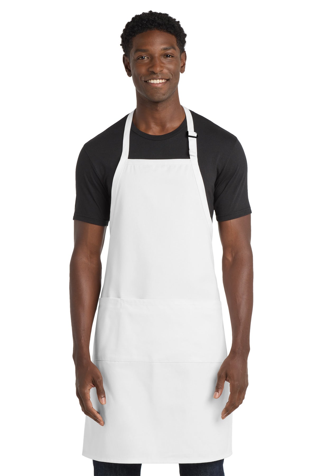 Port Authority Easy Care Extra Long Bib Apron with Stain Release. A700