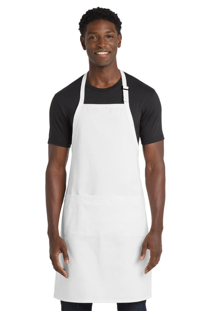 Port Authority Easy Care Extra Long Bib Apron with Stain Release. A700