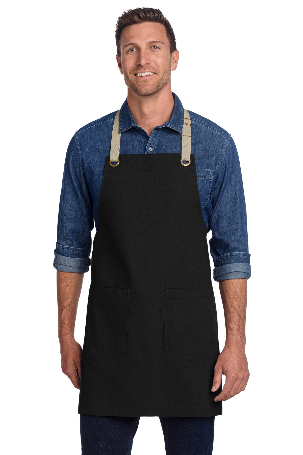 Port Authority Canvas Full-Length Two-Pocket Apron A815