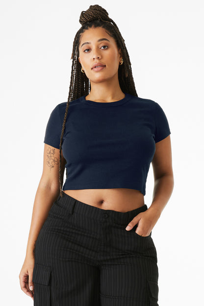 BELLA+CANVAS Women's Micro Rib Baby Tee BC1010