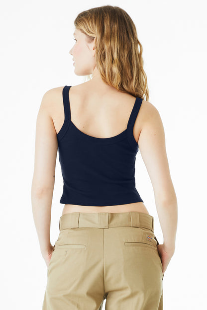 BELLA+CANVAS Women's Micro Rib Spaghetti Strap Tank BC1012