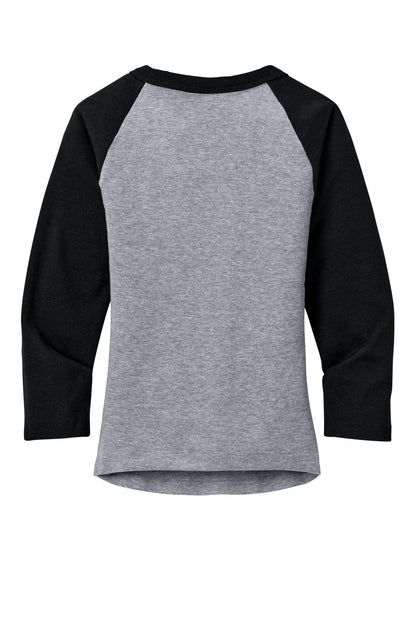 BELLA+CANVAS Women's Micro Rib 3/4 Raglan Baby Tee BC1200