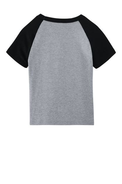 BELLA+CANVAS Women's Micro Rib Raglan Baby Tee BC1201