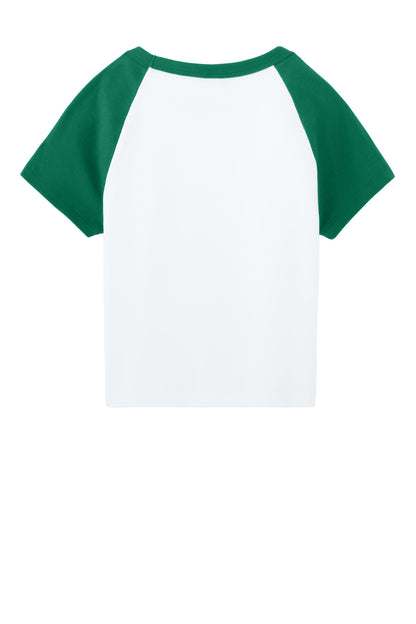BELLA+CANVAS Women's Micro Rib Raglan Baby Tee BC1201