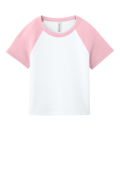 BELLA+CANVAS Women's Micro Rib Raglan Baby Tee BC1201