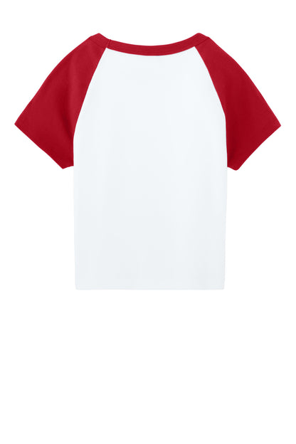 BELLA+CANVAS Women's Micro Rib Raglan Baby Tee BC1201
