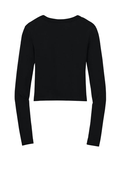 BELLA+CANVAS Women's Micro Rib Long Sleeve Baby Tee BC1501