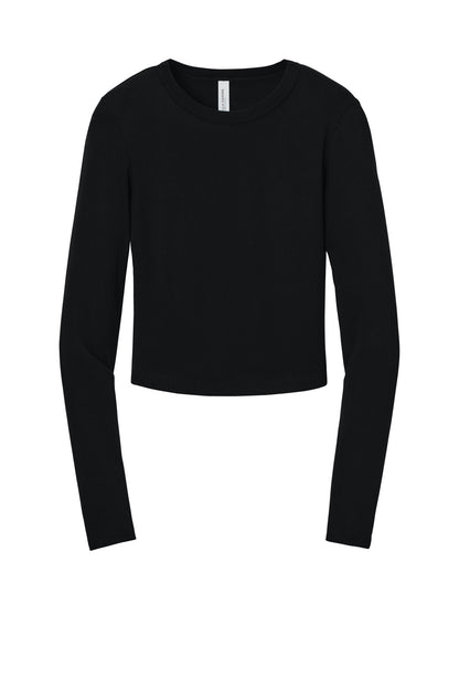 BELLA+CANVAS Women's Micro Rib Long Sleeve Baby Tee BC1501